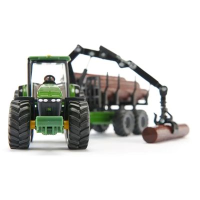 John Deere 8430 med Timmervagn - 1954 - Siku - 1:50