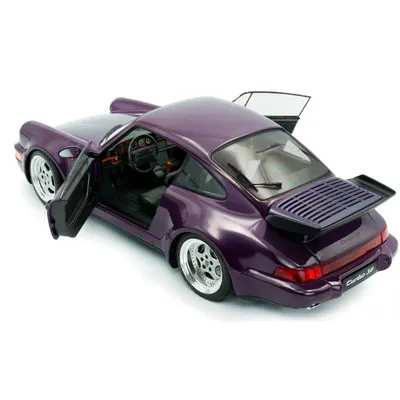Porsche 911 (964) Turbo - 1990 - Violet Blue Metallic - Solido - 1:18