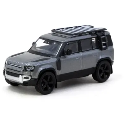 Land Rover Defender 110 - Gråmetallic - Tarmac Works - 1:64