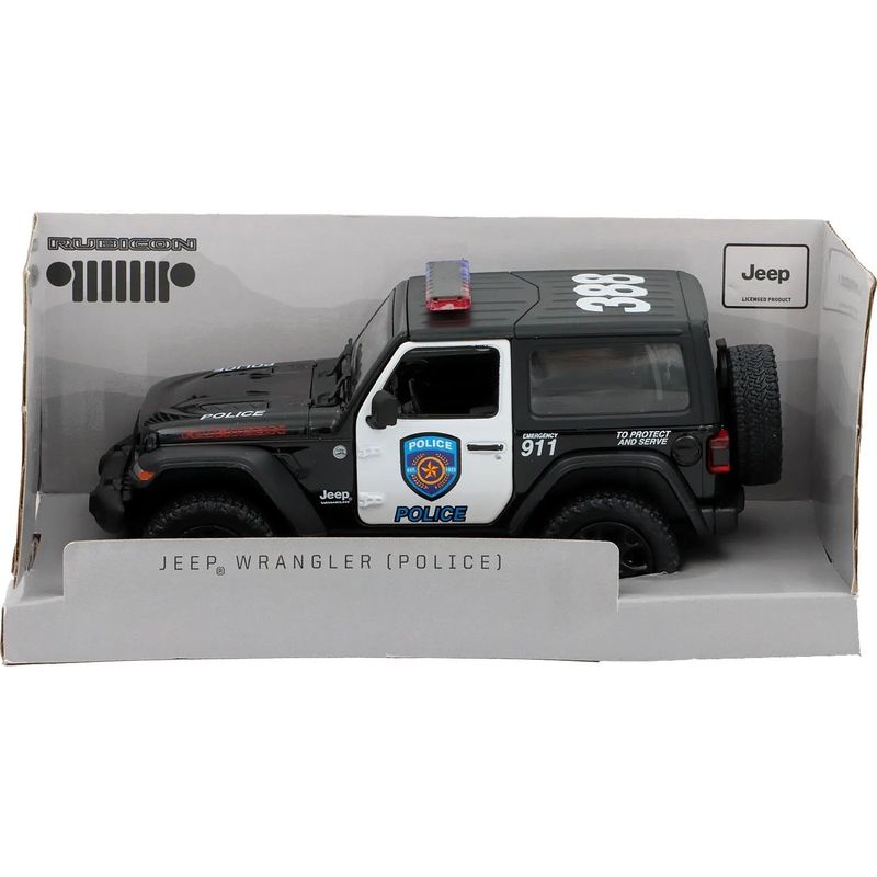Jeep Wrangler (Police) - Polisbil - Kinsmart - 1:34