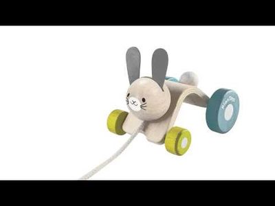 PlanToys Hopping Rabbit - dragleksak från 1 år