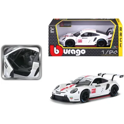 Porsche 911 RSR - Vit - Bburago - 1:24