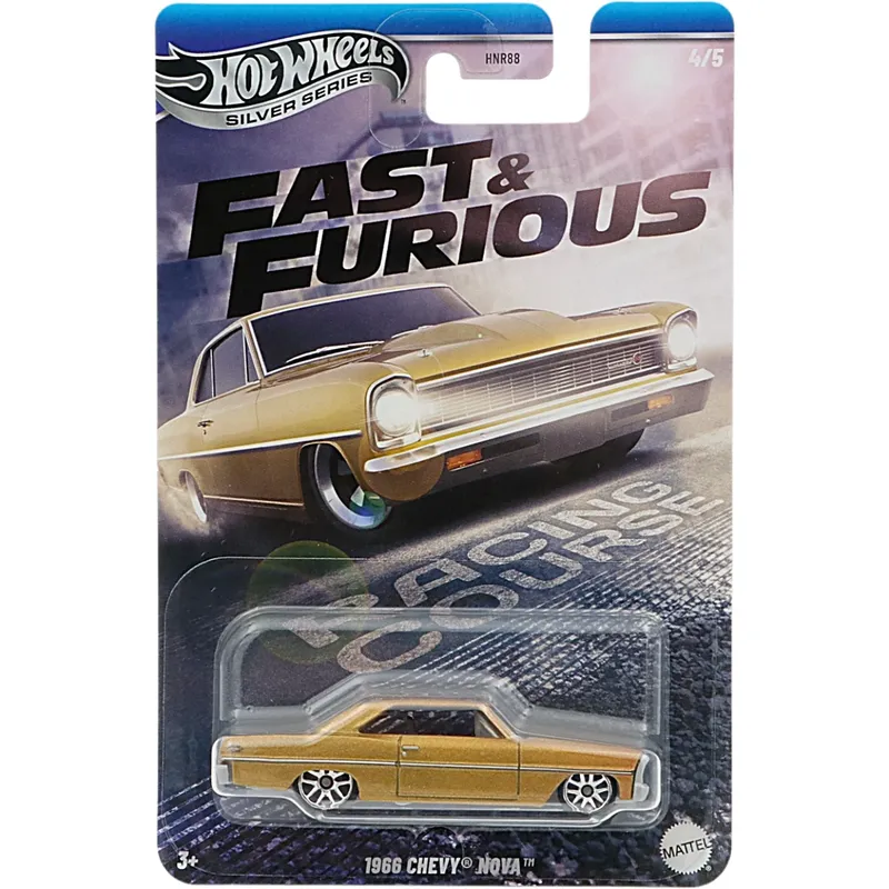 1966 Chevy Nova - Champagne - Fast & Furious - Hot Wheels
