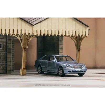 Mercedes-Benz S-Class (W220) - Blå - Tarmac Works - 1:64