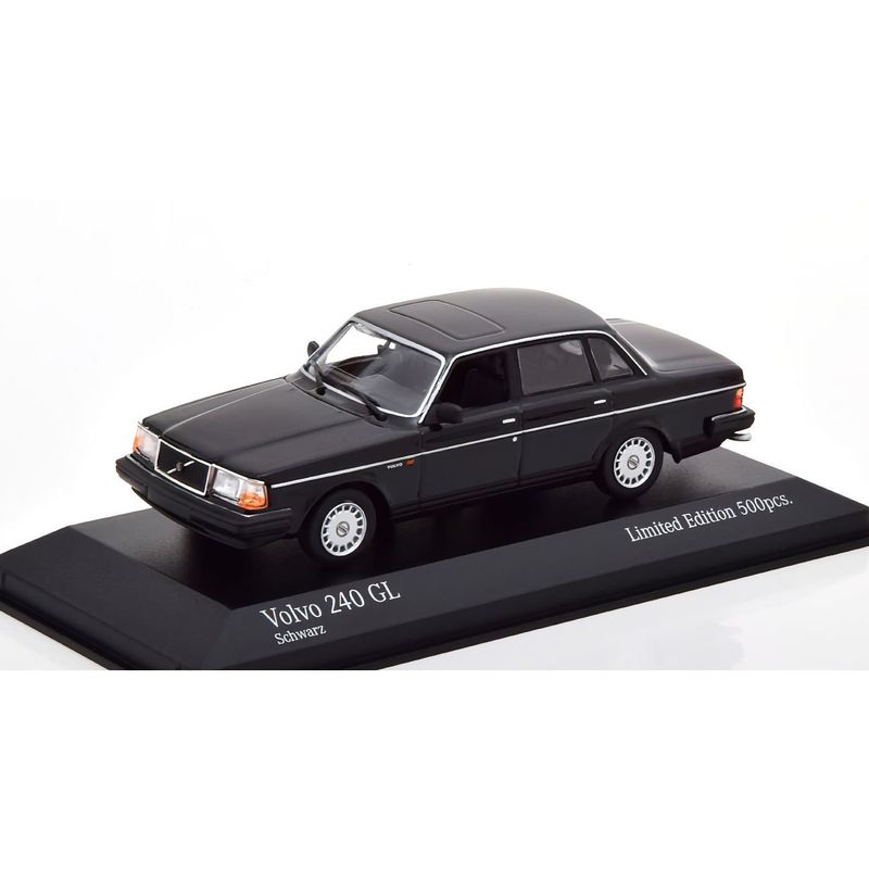 Volvo 240 GL 1986 - Svart - Modellbil - Minichamps - 1:43