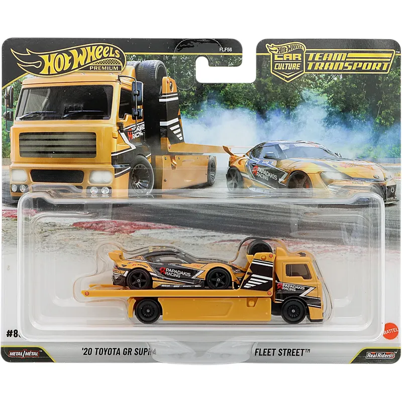 '20 Toyota GR Supra + Fleet Street - Team Transport - Hot Wheels