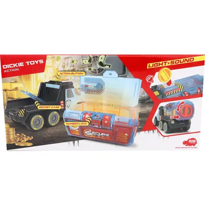 Transport - Ljud och Ljus - Money Truck - Dickie Toys - 34 cm