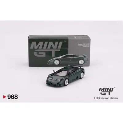 Bugatti EB110 GT - Grön (Verde Scuro) - 968 - Mini GT - 1:64