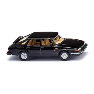 Saab 900 Turbo - Svart - Wiking - 1:87