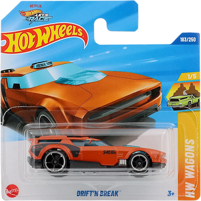 Drift'n Break - Orange - HW Wagons - 183/250 - Hot Wheels
