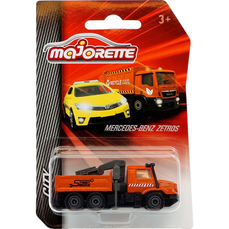 Mercedes-Benz Zetros - Kranbil - Orange - City - Majorette