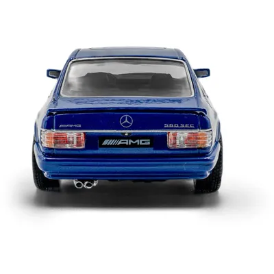 Mercedes-Benz 560 SEC AMG - Blå - 1990 - Solido - 1:43