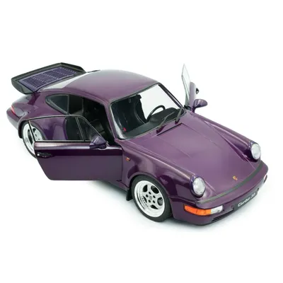 Porsche 911 (964) Turbo - 1990 - Violet Blue Metallic - Solido - 1:18