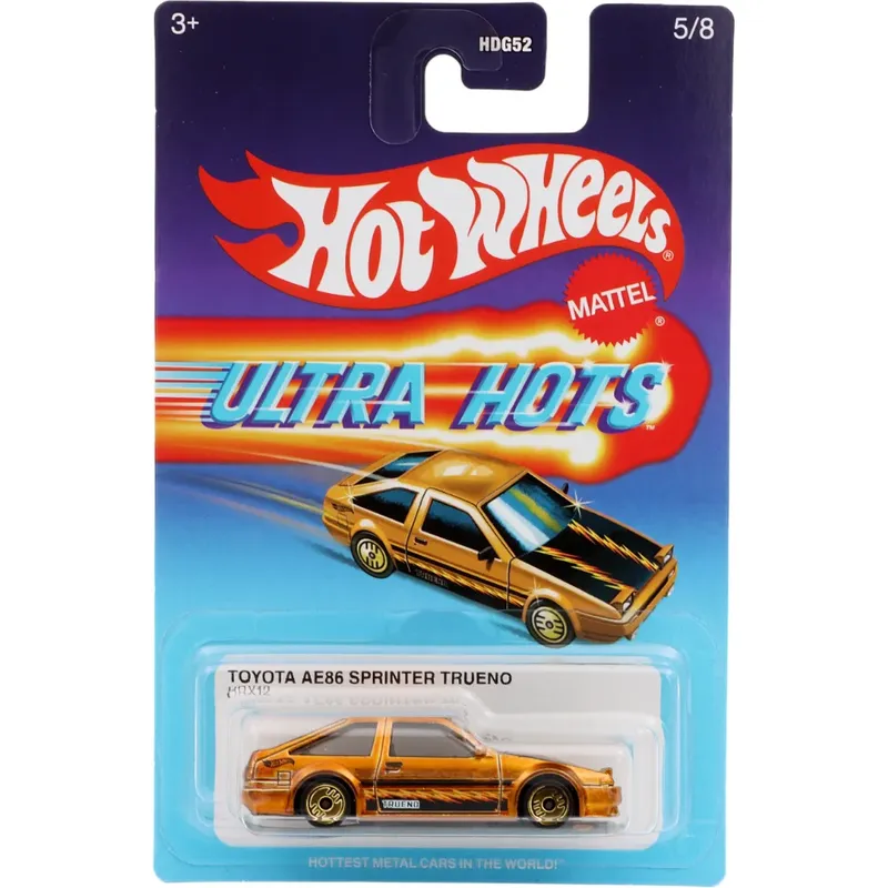 Toyota AE86 Sprinter Trueno - Orange - Ultra Hots - 5/8 - HW