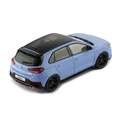 Hyundai i30 N - 2022 - Ljusblå - Ixo Models - 1:43