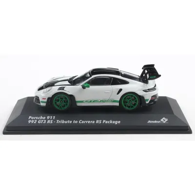 Porsche 911 (993) GT3 RS - 2023 - Vit / Grön - Solido - 1:43