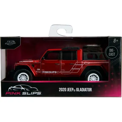 2020 Jeep Gladiator - Röd - Pink Slips - Jada - 14 cm