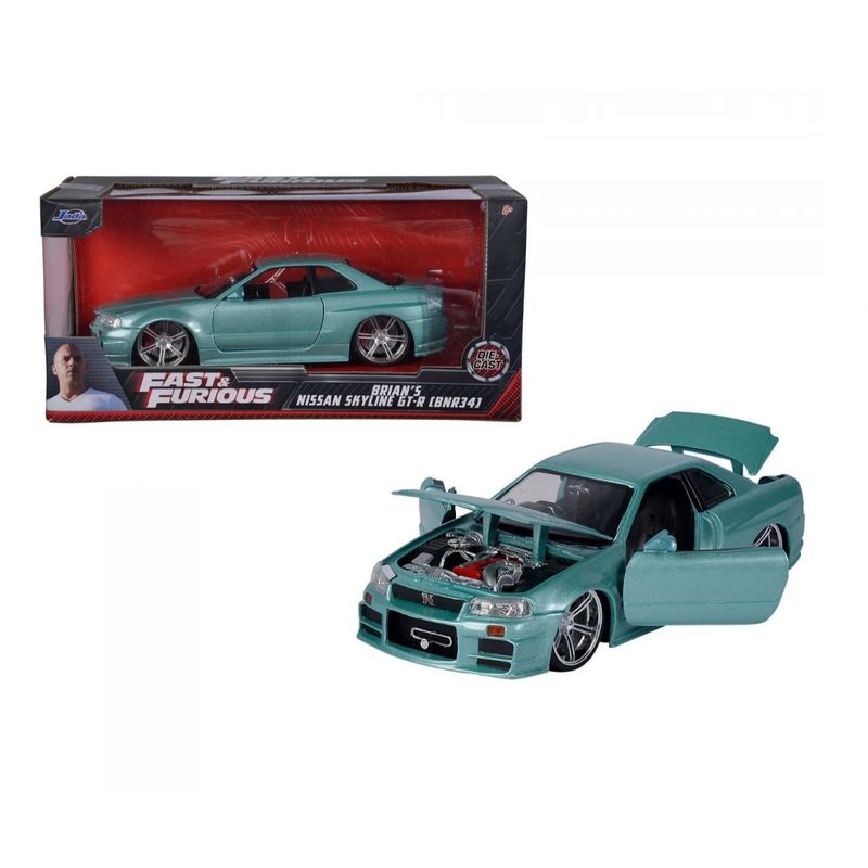 Brian's Nissan Skyline GT-R (BNR34) 1999 - Jada Toys - 1:24