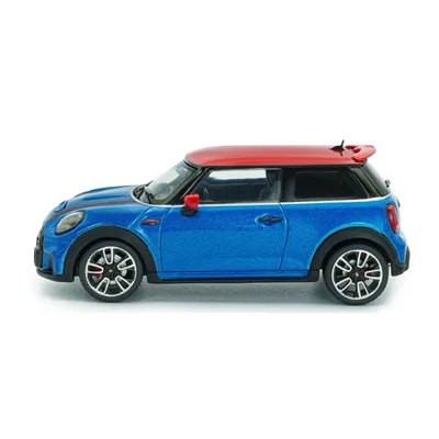 Mini Cooper JCW (F56) - 2023 - Blå / Röd - Solido - 1:43