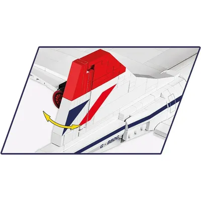 Concorde G-BBDG - British Airways - Byggklossar - 1917 - COBI - 1:95