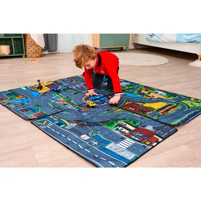 Micro World Playmat - Vägmatta - Dickie - Toys