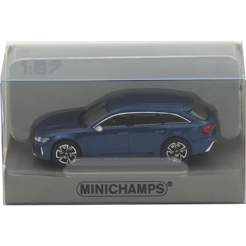 Audi RS6 Avant - 2019 - Blue Metallic - Minichamps - 1:87