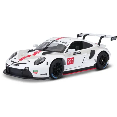 Porsche 911 RSR - Vit - Bburago - 1:24