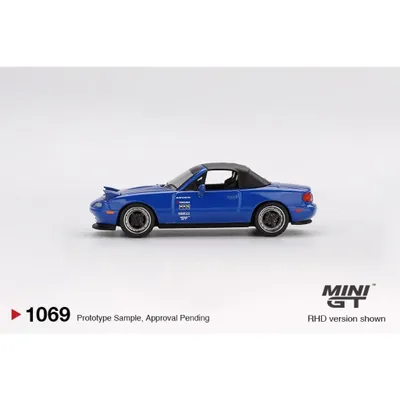 Mazda Miata MX-5 (NA) Tuned Version - Dark Blue - 1069 - Mini GT