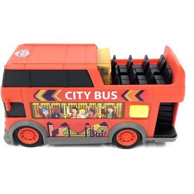City Bus - Röd Stadsbuss - Ljud och Ljus - Dickie Toys