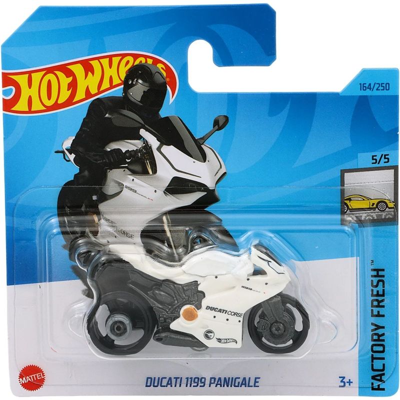 Ducati 1199 Panigale - Factory Fresh - Vit - TH - Hot Wheels