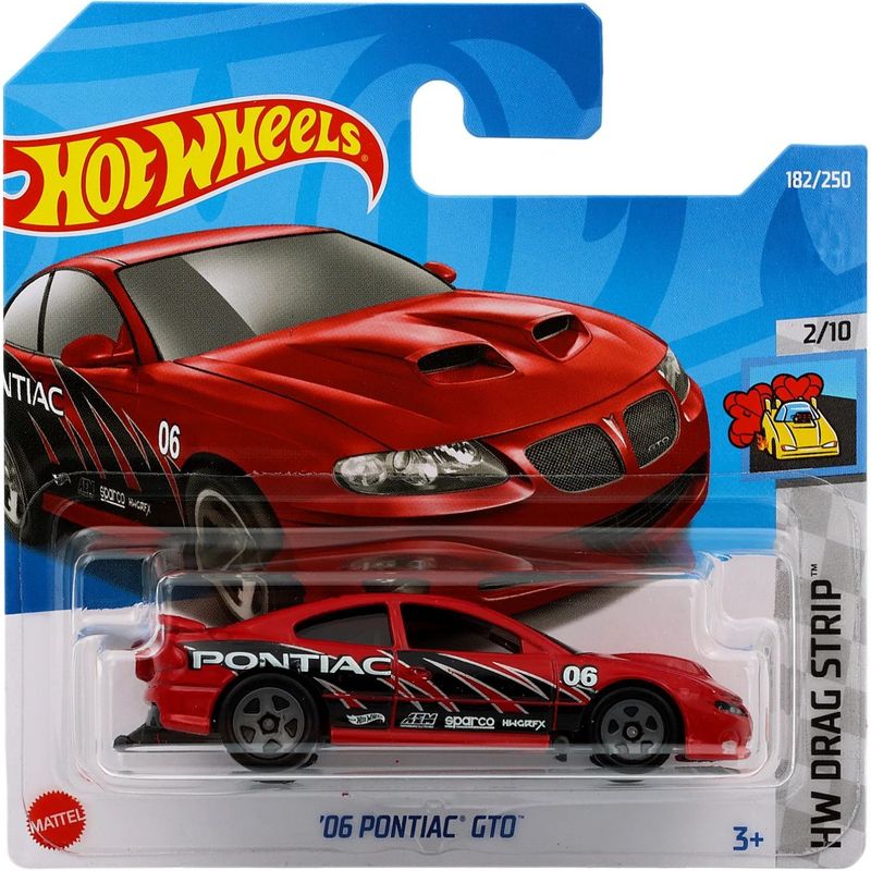06 Pontiac GTO - HW Drag Strip - Röd - Hot Wheels
