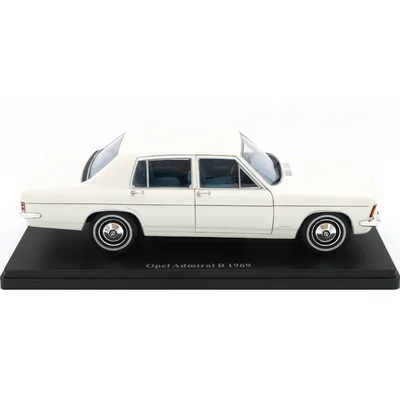 Opel Admiral B - 1969 - Vit - Hachette Models - 1:24