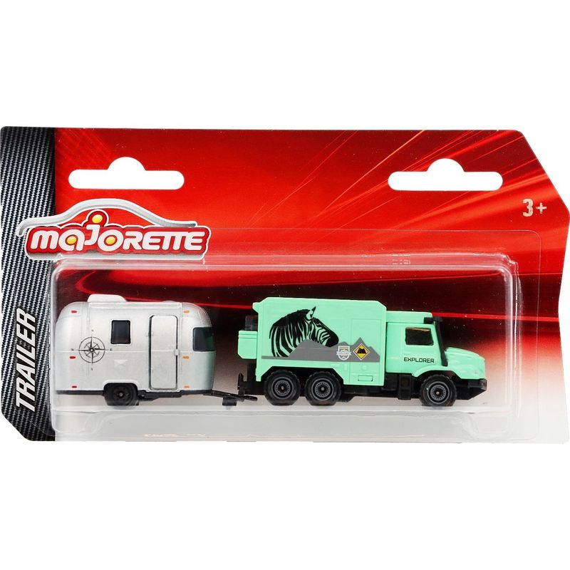 Mercedes-Benz Zetros med Airstream - Trailer - Majorette