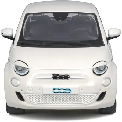 Fiat 500e - 2023 - Vit - Bburago - 1:24