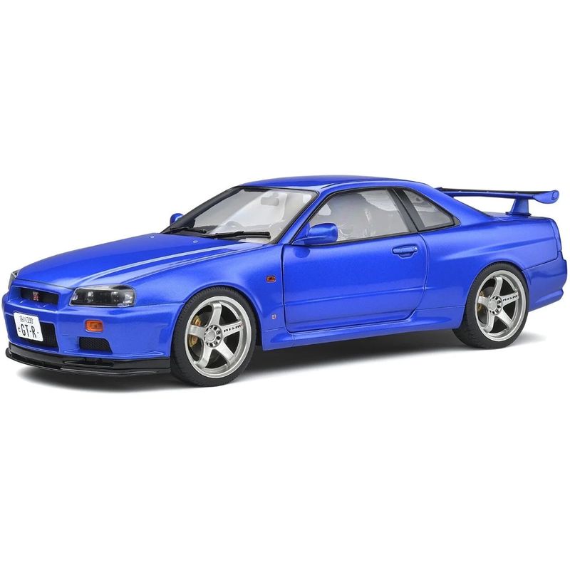 Nissan Skyline GT-R (R34) - 1999 - Blå - Solido - 1:18