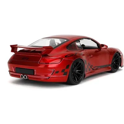 Porsche 911 GT3 (997) - Röd - Pink Slips - Jada Toys - 1:24