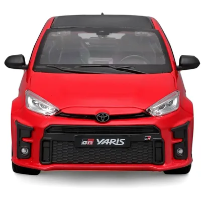 Toyota GR Yaris - 2021 - Röd - Maisto - 1:24