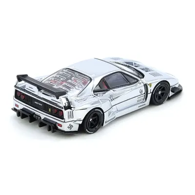 LBWK F40 Chrome Silver - Ferrari - Inno64 - 1:64