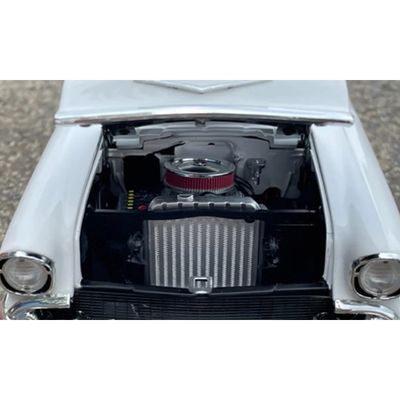 1957 Chevrolet Bel Air 150 Restomod - Vit - ACME - 1:18