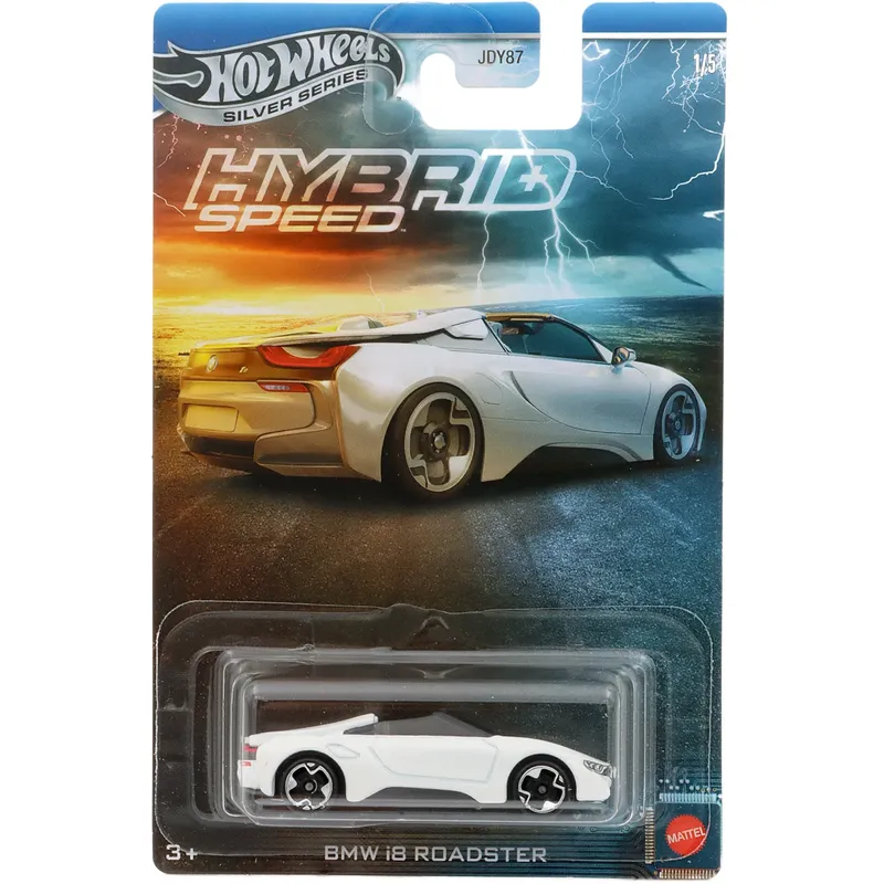 BMW i8 Roadster - Vit - Hybrid Speed - Hot Wheels