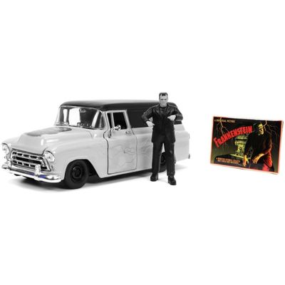 Frankenstein & 1957 Chevy Suburban - Grå - Jada - 1:24