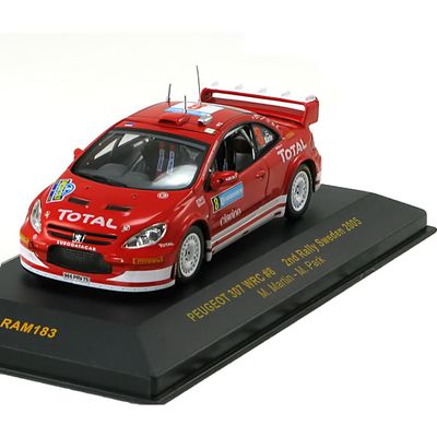 Peugeot 307 WRC - Rally Sweden Märtin/Park - Ixo Models 1:43