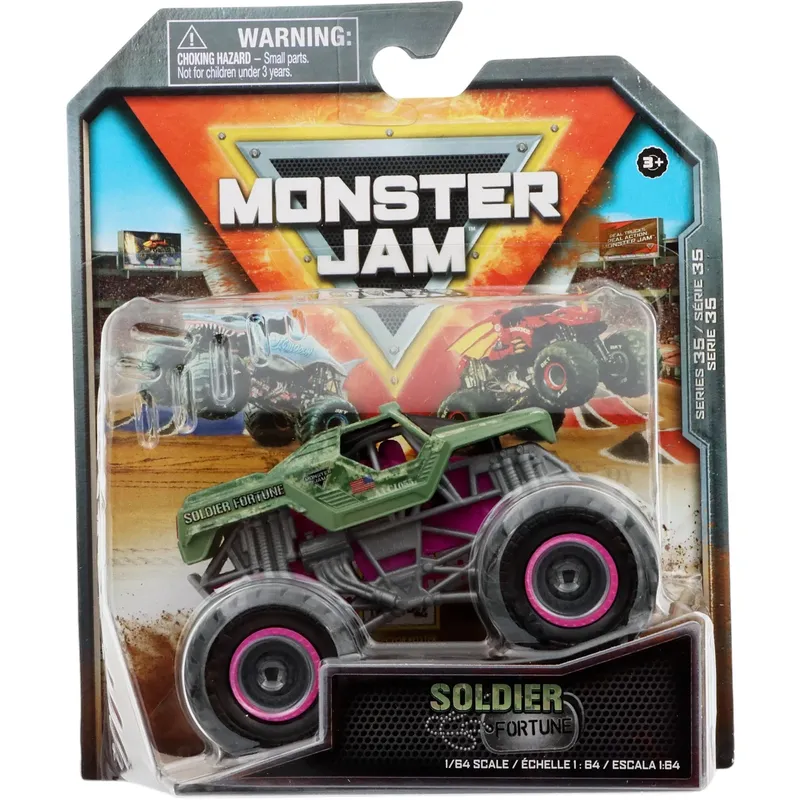 Soldier Fortune - Monster Jam - Monster Truck - 10 cm