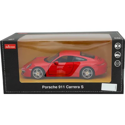 Porsche 911 Carrera S - Rød - Rastar - 1:24