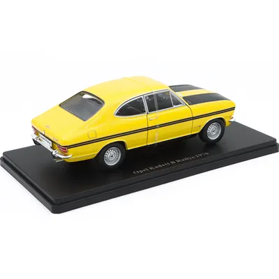 Opel Kadett B Rallye - 1970 - Gul - Hachette Models - 1:24