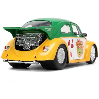 Michelangelo & 1959 Volkswagen Drag Beetle - Jada - 1:24