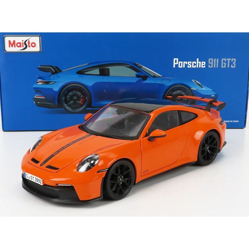 Porsche 911 GT3 - 2022 - Orange - Maisto - 1:18