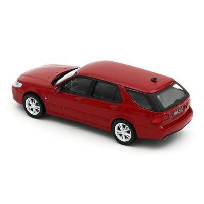 Saab 9-5 Kombi - Röd - Cararama - 1:43