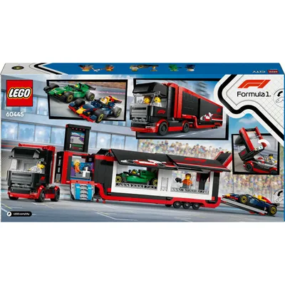 F1 Truck with RB20 & AMR24 - Formula 1 - City - 60445 - LEGO