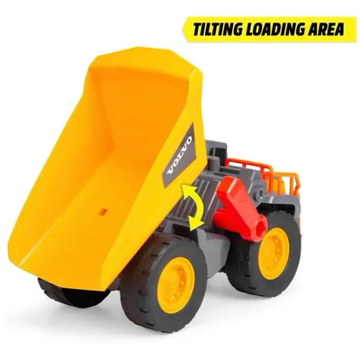 Volvo Dumper - Power Dump Truck - Dickie Toys - 30 cm